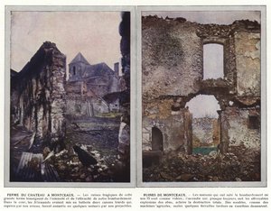 Ferme du Chateau in Montceaux, Ruinen von Montceaux