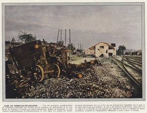 Bahnhof von Dombasle-En-Argonne von Jules Gervais Courtellemont