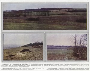 Panorama der Höhen von Saint-Prix, Verschanzungen von 77, A Villevenard