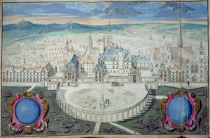Der Palast der Herzöge von Burgund in Dijon vor der Restaurierung durch Mansart, 1698