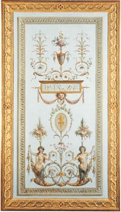 Dekoratives Paneel von Jules Hugues and Jean Simon Rousseau