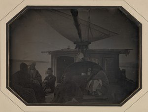 Monsieur Itiers Cange unter Segeln auf dem Nil, 1845-46