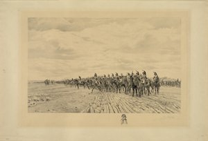 Napoléon Bonaparte bei Austerlitz von Jules Jacquet