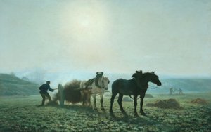 Pferde auf einem Feld, 1873