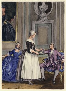 Illustration für die Memoiren von Casanova