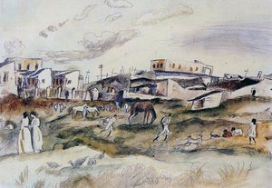 Eine Straße in Havanna, Kuba, 1917