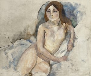 Blondes Mädchen posiert; Jeune Fille Blonde Posant, 1912