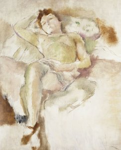 Bobette liegend, 1927