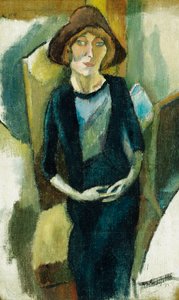 Hermin in Blau, 1916