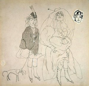 Personnages, ca. 1906 von Jules Pascin