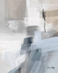 Gedämpftes Blau Abstrakt
