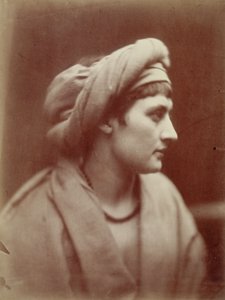 Porträt einer Frau mit Turban von Julia Margaret Cameron
