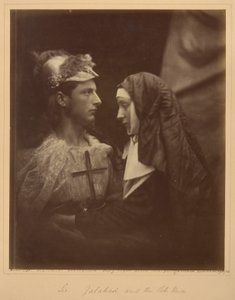 Sir Galahad und die bleiche Nonne von Julia Margaret Cameron