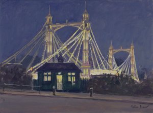Albertbrücke - Nacht von Julian Barrow