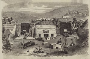 Die Brückenbatterie, Hafen von Sebastopol von Julian Portch