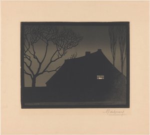 Winterabend von Julie de Graag (signed by artist)