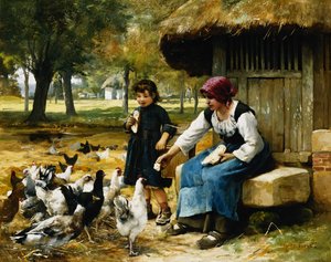 Fütterungszeit von Julien Dupre