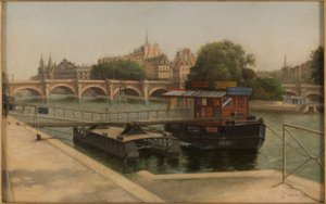 Pont-Neuf vom Quai du Louvre aus gesehen