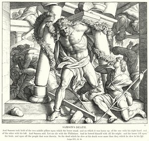 Samsons Tod von Julius (after) Schnorr von Carolsfeld