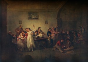 Die Rückkehr eines unverheirateten Seemanns, um 1800 von Julius Caesar Ibbetson