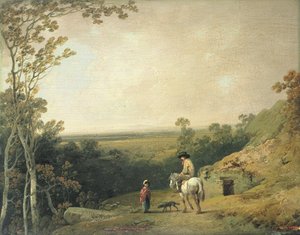 Landschaft mit Figuren