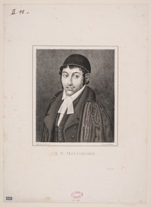 Rabbiner I.N. Mannheimer von Julius Friedlænder