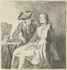 Mann und Frau an einem Tisch