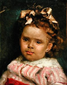 Kleines Mädchen Metisse von Julius Leblanc Stewart