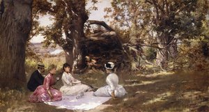 Picknick unter den Bäumen, 1896