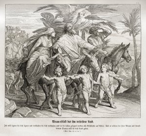 Abraham sieht das ihm versprochene Land, Genesis