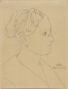 Brustbild einer Römerin - Vittoria Caldoni von Julius Schnorr von Carolsfeld