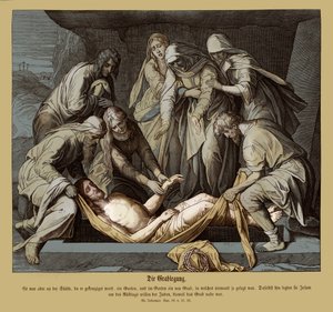 Begräbnis Jesu, Evangelium nach Johannes