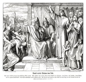 Daniel verschont Susannas Leben, Susanna und Daniel von Julius Schnorr von Carolsfeld