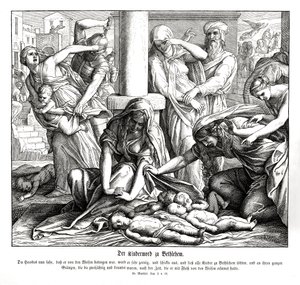 Herodes tötet die Kinder, Evangelium nach Matthäus