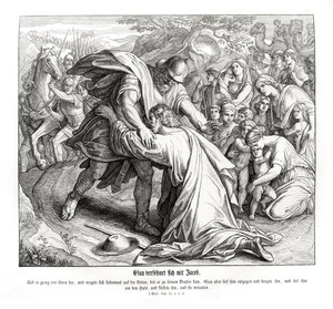 Jakob und Esau versöhnen sich, Genesis
