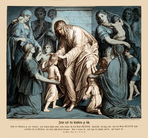 Jesus ruft die Kinder zu sich, Evangelium nach Markus
