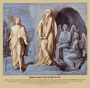 Maria Magdalena am Grab Jesu, Evangelium nach Johannes