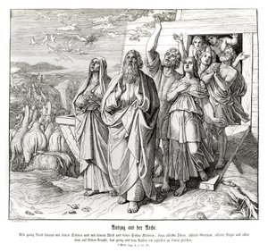 Noah und seine Familie nach der Flut, Genesis