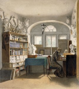 Der Künstler in seinem Atelier von Julius Schnorr von Carolsfeld