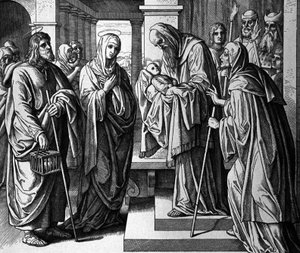 Die Darstellung des Jesuskindes im Tempel