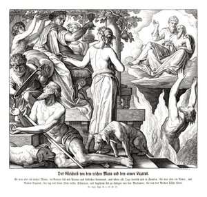 Der reiche Mann und der Bettler Lazarus, Evangelium nach Lukas