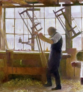 Eine Tischlerwerkstatt von Julius Wohlers