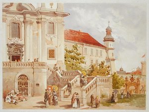 Kirche der SS. Michael und Paulin, Krakau, aus 