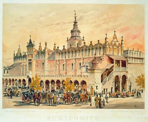 Die Sukiennice, Krakau, aus 