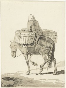 Frau auf Pferd von Jurriaan Cootwijck (attributed to)