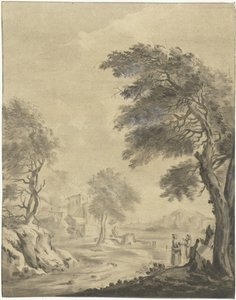 Landschaft mit Weg