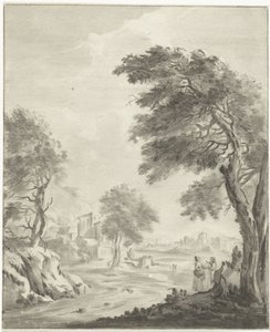 Landschaft mit Weg