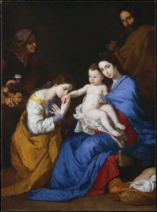 Die Heilige Familie mit den Heiligen Anna und Katharina von Alexandria von Jusepe de Ribera