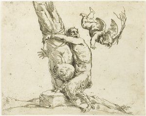 Amor bestraft einen Satyr von Jusepe de Ribera