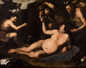 Betrunkener Silenus von Jusepe de Ribera